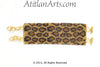 Flat Bracelet Leopard wide