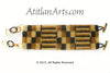 Flat Bracelet Gold, Canela & Black wide