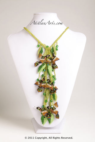 Hummingbird Lariat Necklace