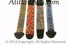 Hand Beaded Leather Guitar Straps - SOLD OUT!
