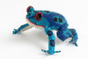 Frog; medium; blue, bright blue, black