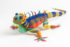 Lizard; extra large; luster rainbow colors