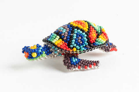 Sea Turtle; extra small; luster rainbow colors