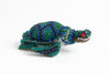 Sea Turtle: small; emerald green, blue, green, black