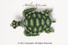 Sea Turtle: medium; green and black