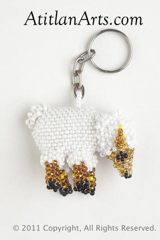 Sheep white with gold face [Animals Domestic]
