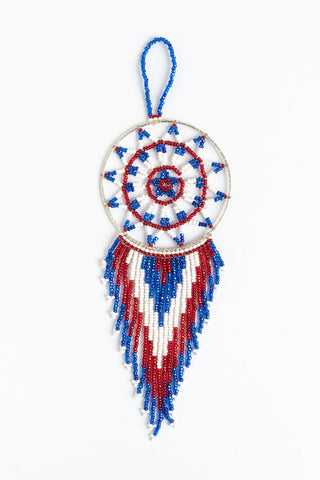 Dreamcatcher: small; red,white, and blue