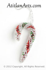Christmas Candy Cane, spiral pattern red/green [Holiday, Christmas]